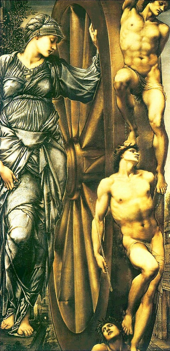 The wheel of fortune by Sir Edward Burne Jones