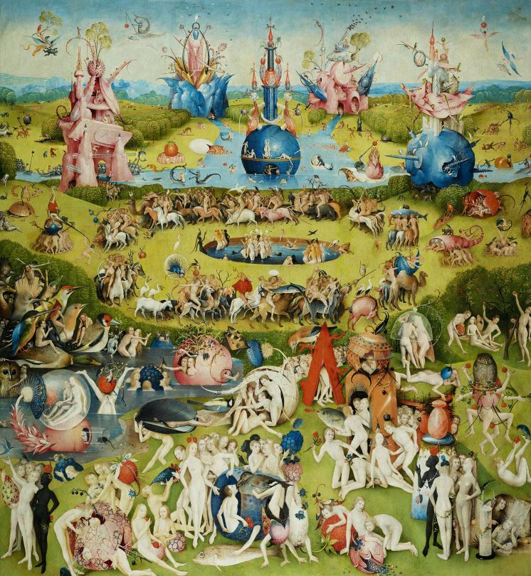 The garden of earthly delights by Hieronymus Bosh